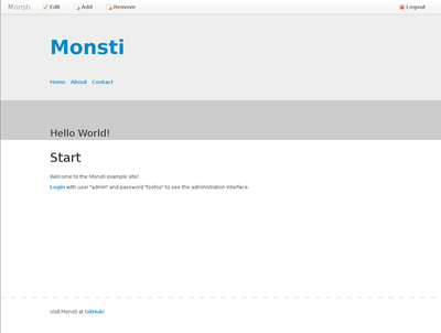 简单的CMS系统,Monsti 0.1 发布