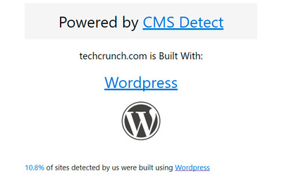 CMS Detect - What CMS is that site using?